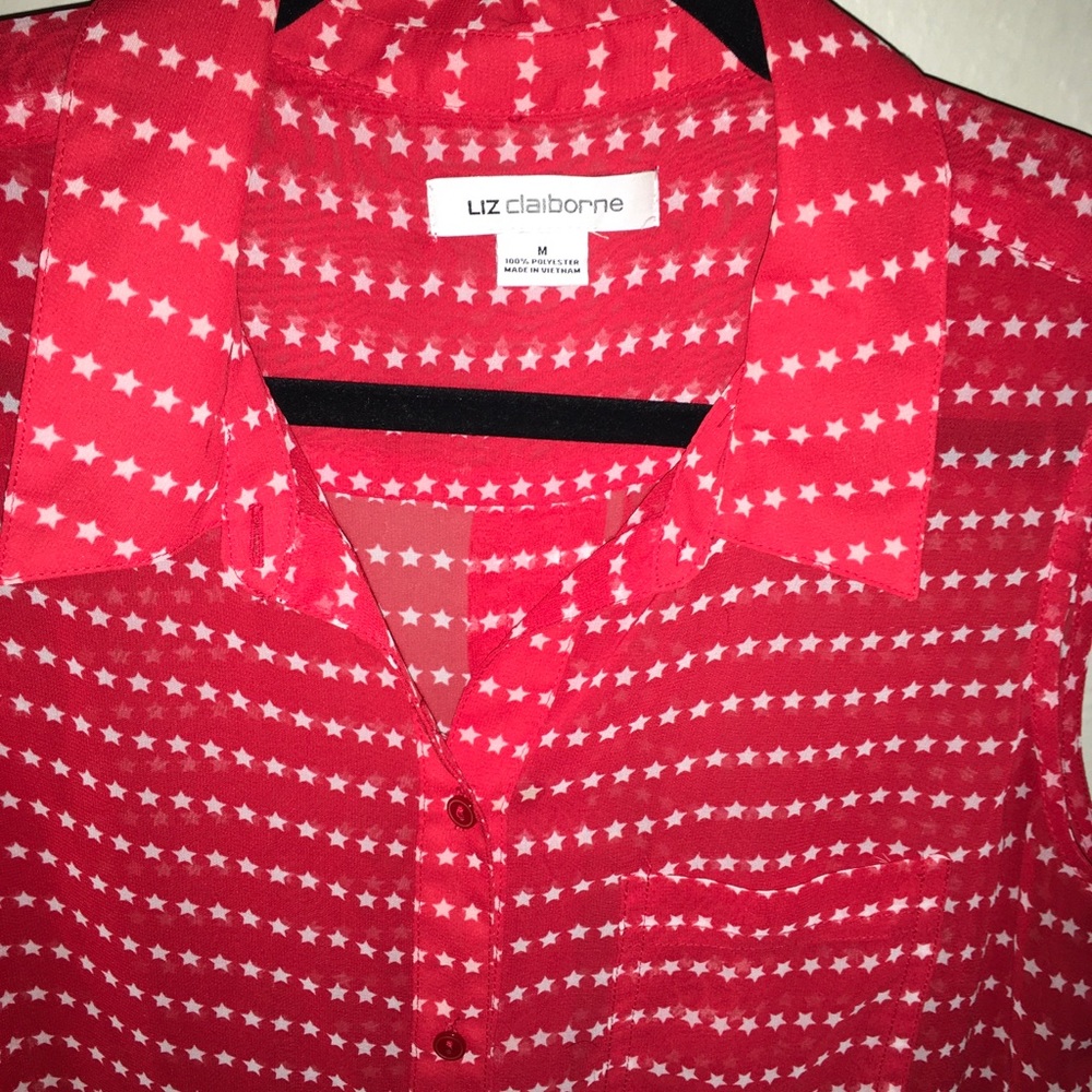 Sheer Liz Claiborne top